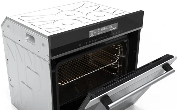 Духовой шкаф Электрический Hyundai HEO 6773 IX черный/нержавеющая сталь