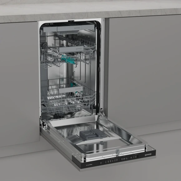 Посудомоечная машина встраив. Gorenje GV563C10 1760Вт узкая нержавеющая сталь Посудомоечная машина встраив. Gorenje GV563C10 1760Вт узкая нержавеющая сталь