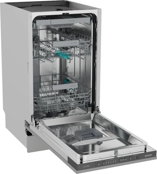 Посудомоечная машина встраив. Gorenje GV563C10 1760Вт узкая нержавеющая сталь Посудомоечная машина встраив. Gorenje GV563C10 1760Вт узкая нержавеющая сталь