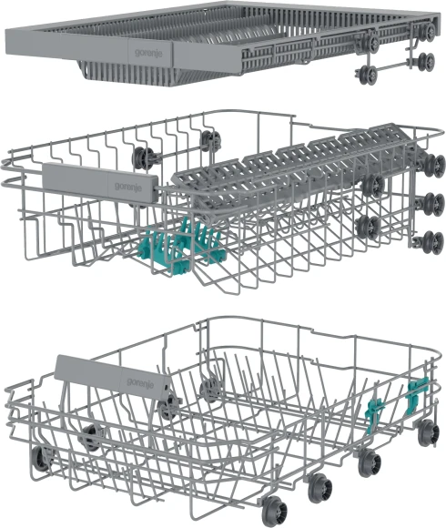 Посудомоечная машина встраив. Gorenje GV563C10 1760Вт узкая нержавеющая сталь Посудомоечная машина встраив. Gorenje GV563C10 1760Вт узкая нержавеющая сталь