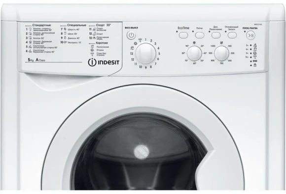 Стиральная машина Indesit IWSC 5105 CIS класс: A загр.фронтальная макс.:5кг белый