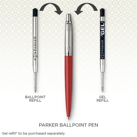 Ручка шариков. Parker Jotter Core K63 (1953189) Chelsea Orange CT M син. черн. подар.кор.