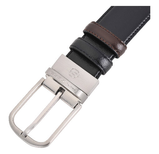 Ремень мужской Piquadro C11 CU3049C11/NM 125х3.50см черный/коричневый натур.кожа Ремень мужской Piquadro C11 CU3049C11/NM 125х3.50см черный/коричневый натур.кожа