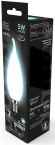 Лампа филам. Gauss Filament 5Вт цок.:E14 свеча 220B св.свеч.бел.нейт. (упак.:1шт) (104201205)
