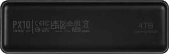 Накопитель SSD Silicon Power USB-C 4TB SP040TBPSDPX10CK PX10 черный
