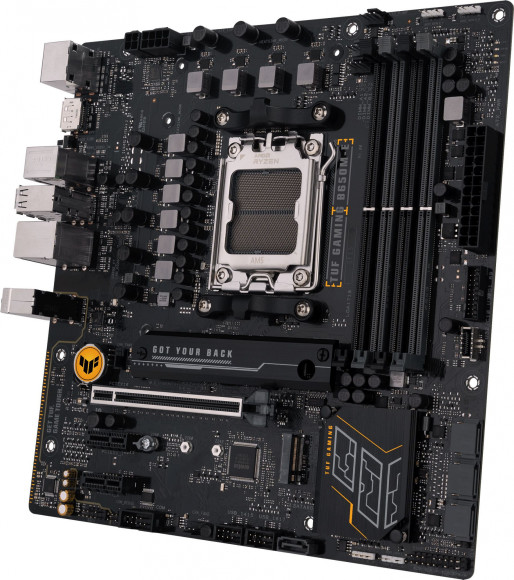 Материнская плата Asus TUF GAMING B650M-E Socket AM5 AMD B650 4xDDR5 mATX AC`97 8ch(7.1) 2.5Gg RAID+HDMI+DP