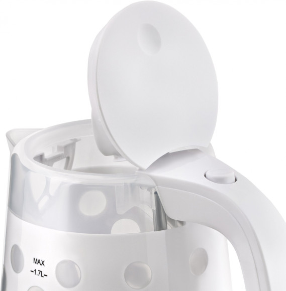 Чайник электрический Vitek VT-7048-01 1.7л. 2200Вт белый корпус: пластик