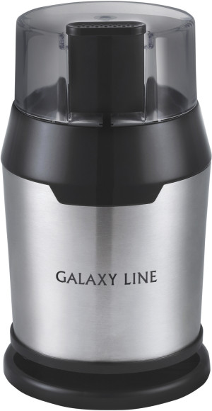 Кофемолка Galaxy Line GL 0906 200Вт сист.помол.:ротац.нож вместим.:60гр черный/серебристый