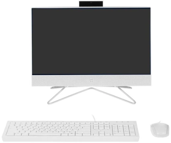 Моноблок HP 200 G4 21.5" Full HD i5 1235U (1.3) 16Gb SSD512Gb Iris Xe DVDRW CR FreeDOS GbitEth WiFi BT 65W клавиатура мышь Cam черный 1920x1080