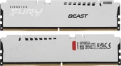 Память DDR5 2x32GB 6000MHz Kingston KF560C30BWAK2-64 Fury Beast RGB RTL Gaming PC5-48000 CL30 DIMM 288-pin 1.4В kit single rank с радиатором Ret