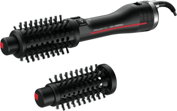 Фен-щетка Rowenta CF961LF0 750Вт черный/розовый (1830008526)