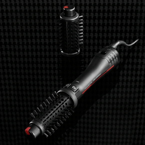Фен-щетка Rowenta CF961LF0 750Вт черный/розовый (1830008526)