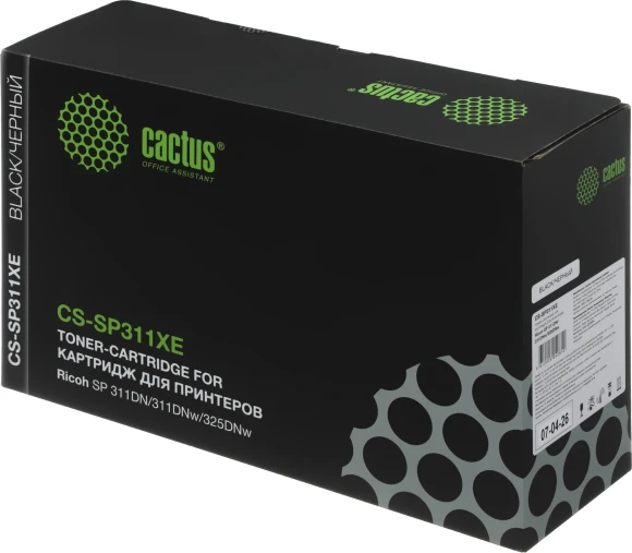 Картридж лазерный Cactus CS-SP311XE 821242 черный (6400стр.) для Ricoh SP 311DN/311DNw/325DNw