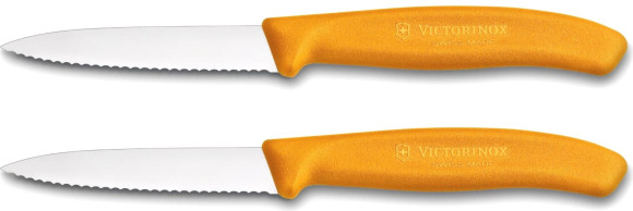 Набор ножей кухон. Victorinox Swiss Classic Paring 6.7636.L119B компл.:2предм. оранжевый блистер