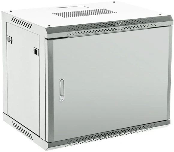 Шкаф коммутационный Rexant (04-1866-121) настенный 18U 600x600мм пер.дв.металл серый металл