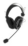 Наушники с микрофоном A4Tech HS-50 черный 2.5м мониторные оголовье
