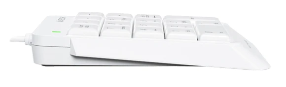 Числовой блок A4Tech FK13P белый USB slim для ноутбука (FK13P WHITE) кабель 1.5м