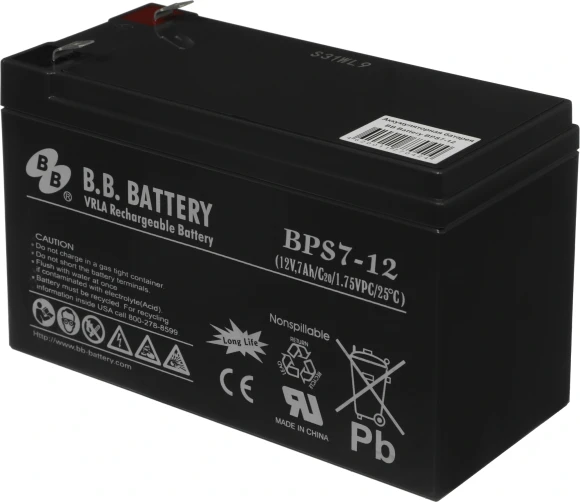 Батарея для ИБП BB BPS 7-12 12В 7Ач Батарея для ИБП BB BPS 7-12 12В 7Ач