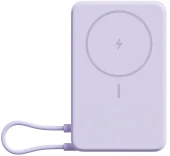 Мобильный аккумулятор Xiaomi Magnetic BHR08PAGL 10000mAh QC3.0/PD3.0 33W 3A USB-C беспров.зар. фиолетовый Мобильный аккумулятор Xiaomi Magnetic BHR08PAGL 10000mAh QC3.0/PD3.0 33W 3A USB-C беспров.зар. фиолетовый