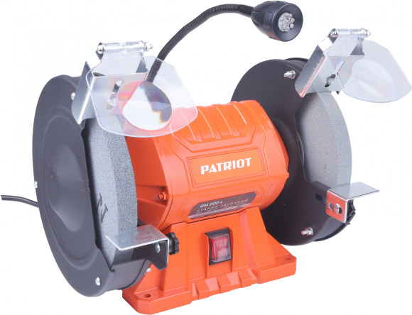 Электроточило Patriot GM 200 L Expert 550Вт 2980об/мин d=200мм t=20мм