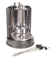 Шашлычница электрическая Kitfort КТ-1404 1400Вт серебристый Шашлычница электрическая Kitfort КТ-1404 1400Вт серебристый