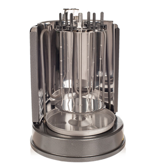 Шашлычница электрическая Kitfort КТ-1404 1400Вт серебристый Шашлычница электрическая Kitfort КТ-1404 1400Вт серебристый