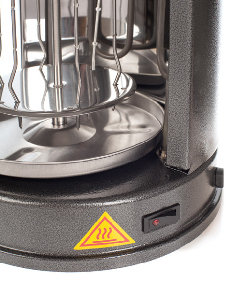 Шашлычница электрическая Kitfort КТ-1404 1400Вт серебристый Шашлычница электрическая Kitfort КТ-1404 1400Вт серебристый