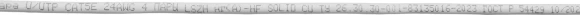 Кабель информационный ITK Generica BC1-C5E04-121-305-T-R-G кат.5E UTP 4 пары 24AWG 100Om LSZH внутренний 305м серый
