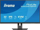 Монитор Iiyama 32" ProLite XUB3297QSNP-B1 черный IPS LED 1ms 16:9 HDMI M/M матовая HAS Piv 1000:1 350cd 178гр/178гр 2560x1440 100Hz DP QHD USB 9.5кг