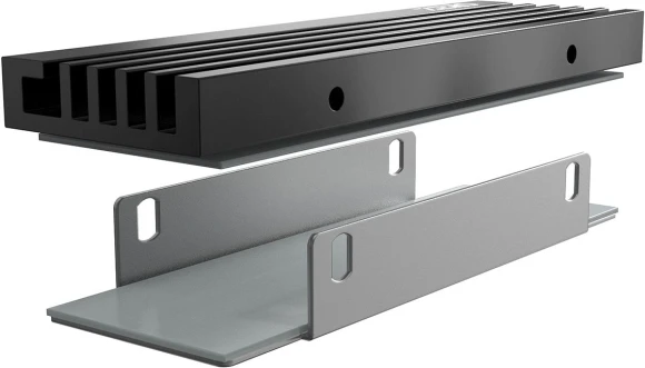 Радиатор для SSD ID-Cooling Zero M05 черный алюминий Ret Радиатор для SSD ID-Cooling Zero M05 черный алюминий Ret