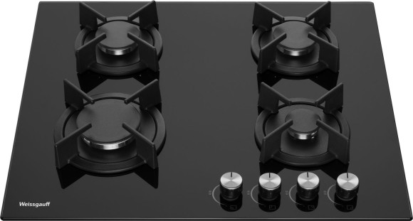 Газовая варочная поверхность Weissgauff HG 640 BG черный Газовая варочная поверхность Weissgauff HG 640 BG черный