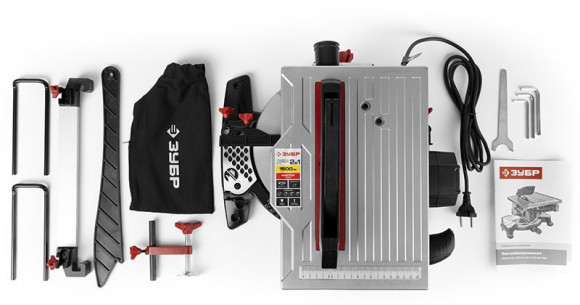 Торцовочная пила Зубр ЗПТК-210-1500 1500Вт 4500об/мин d=210мм