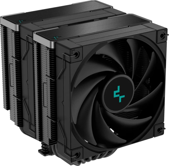 Устройство охлаждения(кулер) Deepcool AK620 Zero Dark Soc-AM5/AM4/1200/1700/1851 черный 4-pin 11-28dB Al+Cu 260W 1456gr Ret (R-AK620-BKNNMT-G-1)