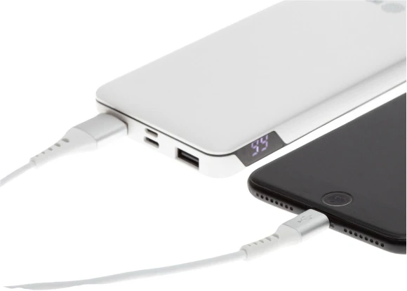 Кабель Cactus CS-LG.USB.A-0.8 USB (m)-Lightning (m) 0.8м белый блистер Кабель Cactus CS-LG.USB.A-0.8 USB (m)-Lightning (m) 0.8м белый блистер