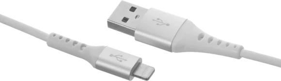 Кабель Cactus CS-LG.USB.A-0.8 USB (m)-Lightning (m) 0.8м белый блистер Кабель Cactus CS-LG.USB.A-0.8 USB (m)-Lightning (m) 0.8м белый блистер