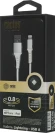 Кабель Cactus CS-LG.USB.A-0.8 USB (m)-Lightning (m) 0.8м белый блистер Кабель Cactus CS-LG.USB.A-0.8 USB (m)-Lightning (m) 0.8м белый блистер