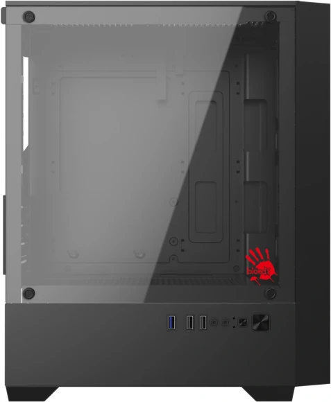 Корпус Bloody CC-123 черный без БП mATX 8x120mm 2xUSB2.0 1xUSB3.0 audio bott PSU Корпус Bloody CC-123 черный без БП mATX 8x120mm 2xUSB2.0 1xUSB3.0 audio bott PSU