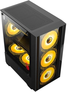 Корпус Bloody CC-123 черный без БП mATX 8x120mm 2xUSB2.0 1xUSB3.0 audio bott PSU Корпус Bloody CC-123 черный без БП mATX 8x120mm 2xUSB2.0 1xUSB3.0 audio bott PSU