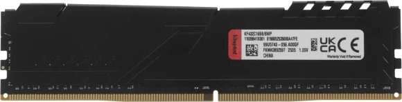 Память DDR4 8GB 3200MHz Kingston KF432C16BB/8WP Fury Beast Black RTL Gaming PC4-25600 CL16 DIMM UDIMM 288-pin 1.35В single rank с радиатором Ret Память DDR4 8GB 3200MHz Kingston KF432C16BB/8WP Fury Beast Black RTL Gaming PC4-25600 CL16 DIMM UDIMM 288-pin 1.35В single rank с радиатором Ret