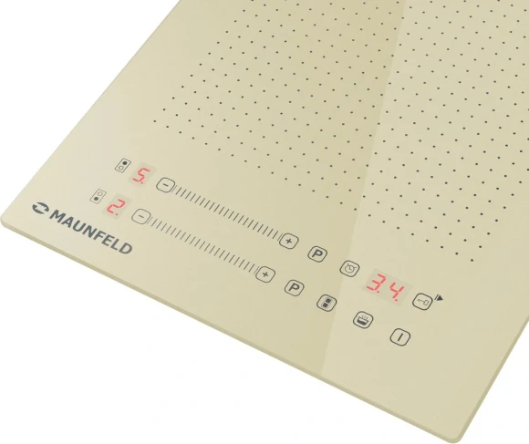 Индукционная варочная поверхность Maunfeld CVI292S2FBG бежевый