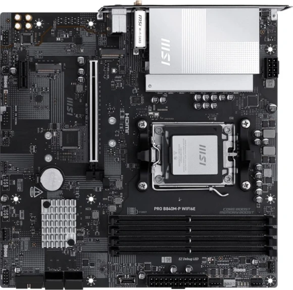 Материнская плата MSI MPG B850 EDGE TI WIFI SocketAM5 AMD B850 4xDDR5 ATX AC`97 8ch(7.1) 5Gigabit RAID+HDMI
