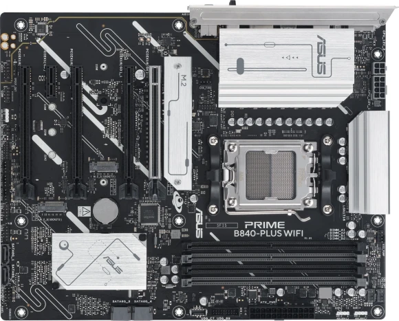 Материнская плата Asus PRIME B840M-A-CSM SocketAM5 AMD B840 4xDDR5 mATX AC`97 8ch(7.1) 2.5Gg RAID+VGA+HDMI+DP