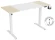 Стол для компьютера Cactus CS-EDL-WWD электропривод столешница МДФ белый дуб молочный каркас белый 140x72x60см