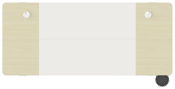 Стол для компьютера Cactus CS-EDL-WWD электропривод столешница МДФ белый дуб молочный каркас белый 140x72x60см