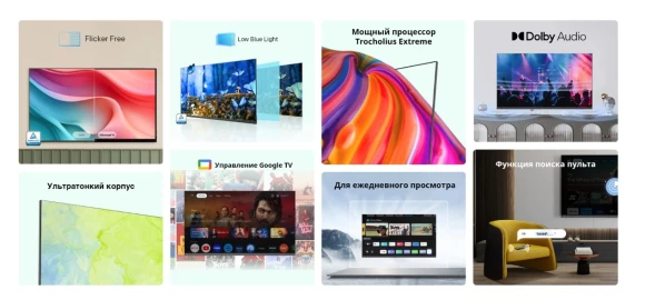 Телевизор LED Skyworth 40" 40E55G Google TV Frameless черный FULL HD 60Hz DVB-T DVB-T2 DVB-C DVB-S DVB-S2 USB WiFi Smart TV Телевизор LED Skyworth 40" 40E55G Google TV Frameless черный FULL HD 60Hz DVB-T DVB-T2 DVB-C DVB-S DVB-S2 USB WiFi Smart TV
