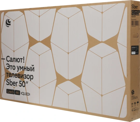 Телевизор QLED Sber 50" SDX-50UQ5231 Салют ТВ Frameless темно-серый 4K Ultra HD 60Hz DVB-T DVB-T2 DVB-C DVB-S DVB-S2 USB WiFi Smart TV Телевизор QLED Sber 50" SDX-50UQ5231 Салют ТВ Frameless темно-серый 4K Ultra HD 60Hz DVB-T DVB-T2 DVB-C DVB-S DVB-S2 USB WiFi Smart TV
