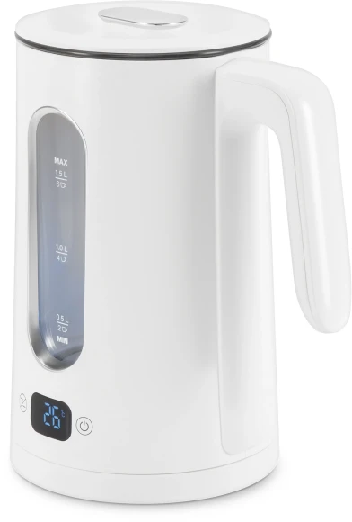 Чайник электрический Hyundai HYK-G5510 1.5л. 2200Вт белый/прозрачный корпус: стекло Чайник электрический Hyundai HYK-G5510 1.5л. 2200Вт белый/прозрачный корпус: стекло