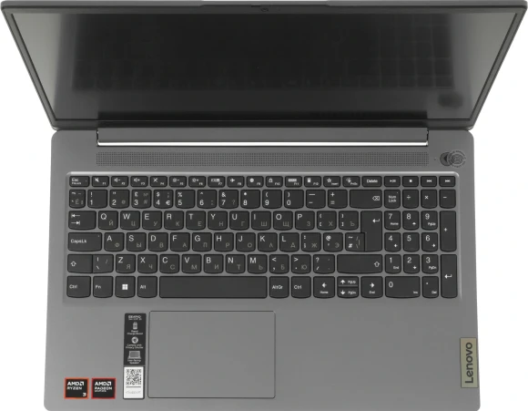 Ноутбук Lenovo IdeaPad Slim 3 15AMN8 Ryzen 3 30 8Gb SSD256Gb AMD Radeon 610M 15.6" IPS FHD (1920x1080) без ОС grey WiFi BT Cam (82XQ01CCPS)