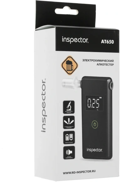 Алкотестер Inspector AT650 электрохимический черный