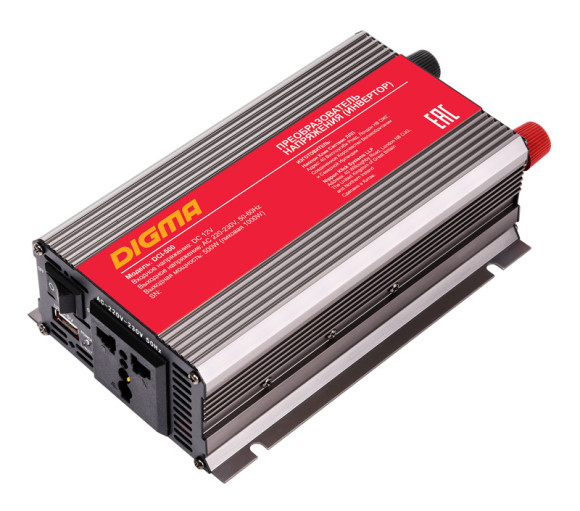 Автоинвертор Digma DCI-500 500Вт Автоинвертор Digma DCI-500 500Вт